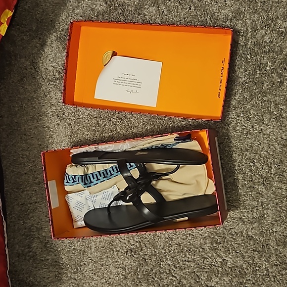 Tory Burch Perfectly Black Women's Sandals - Picture 5 of 5